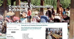 Desktop Screenshot of cowichancommunitykitchens.org