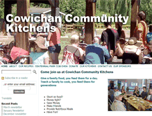 Tablet Screenshot of cowichancommunitykitchens.org